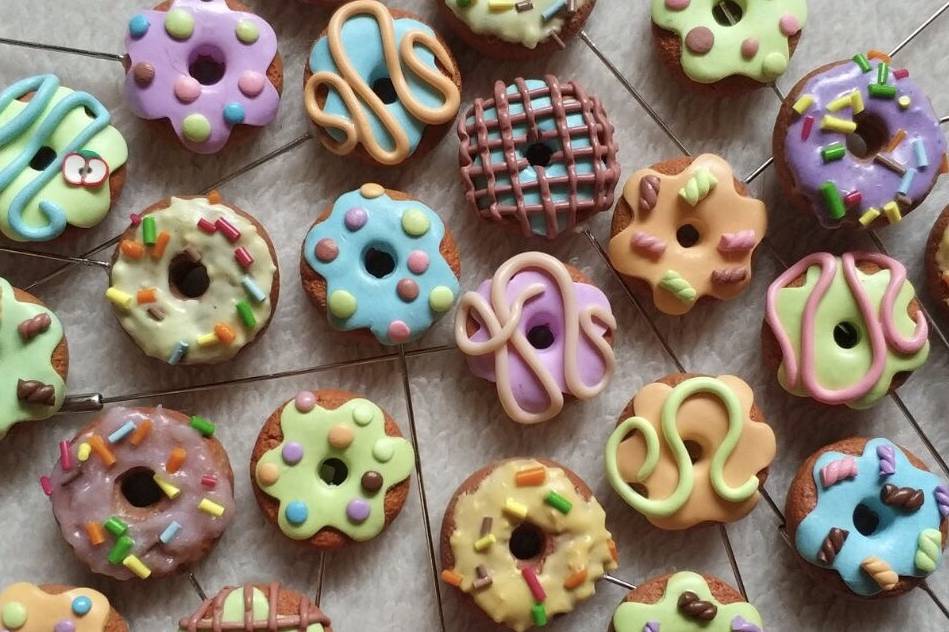 Alfileres dulces: donuts