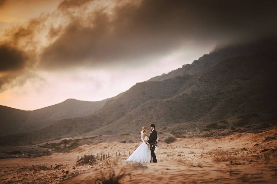 Postboda en la playa