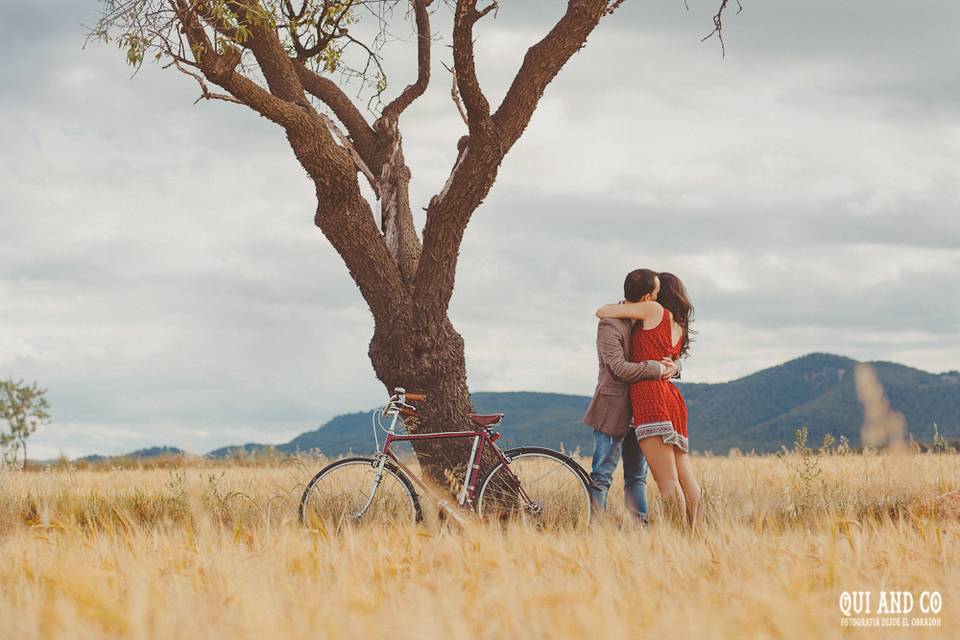 Sesión preboda en el campo