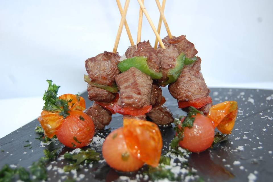 Brocheta de solomillo