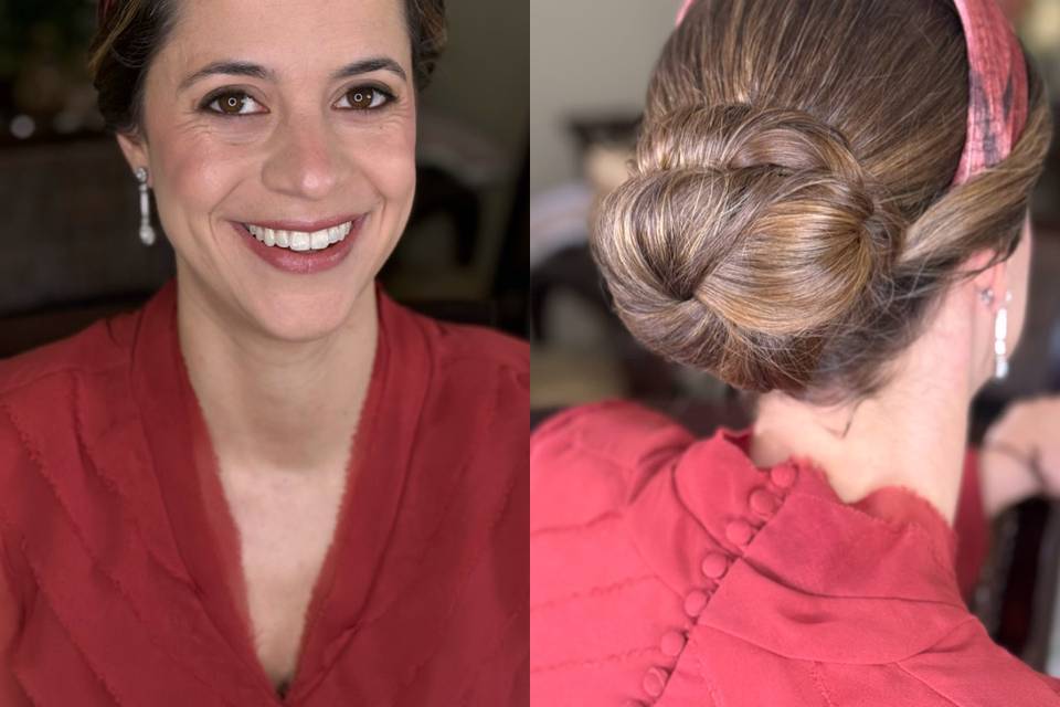Maquillaje y peinado bautizo