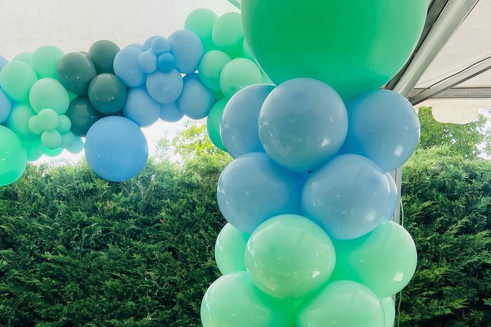 Decoración con globos