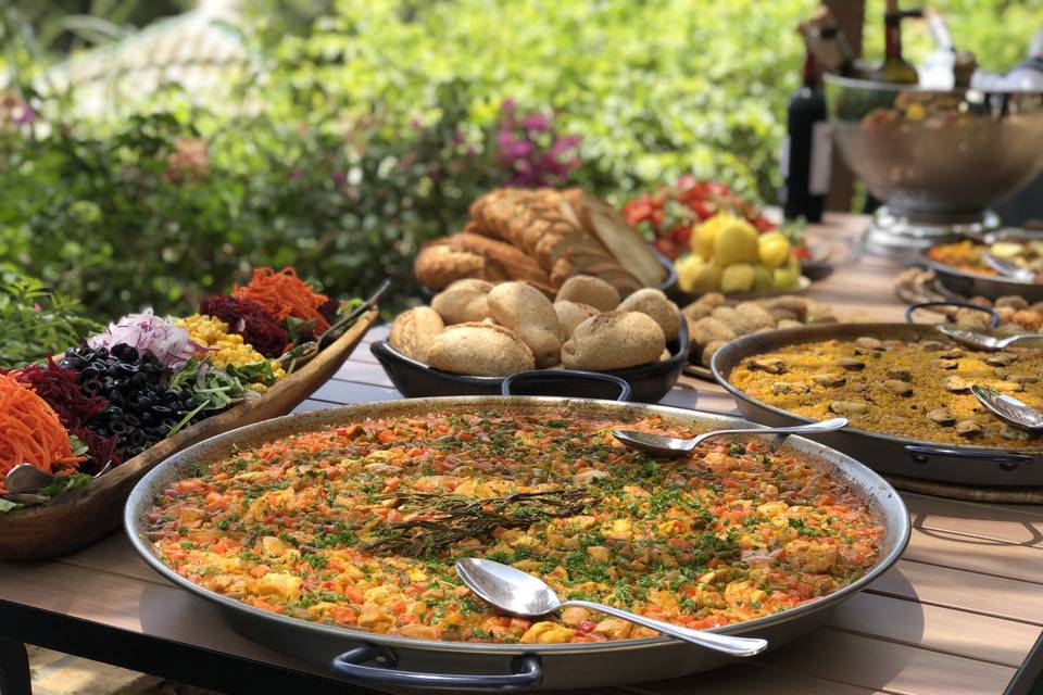 Paella stations