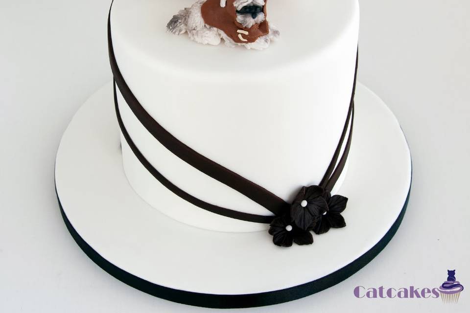 Tarta pareja de gatitos