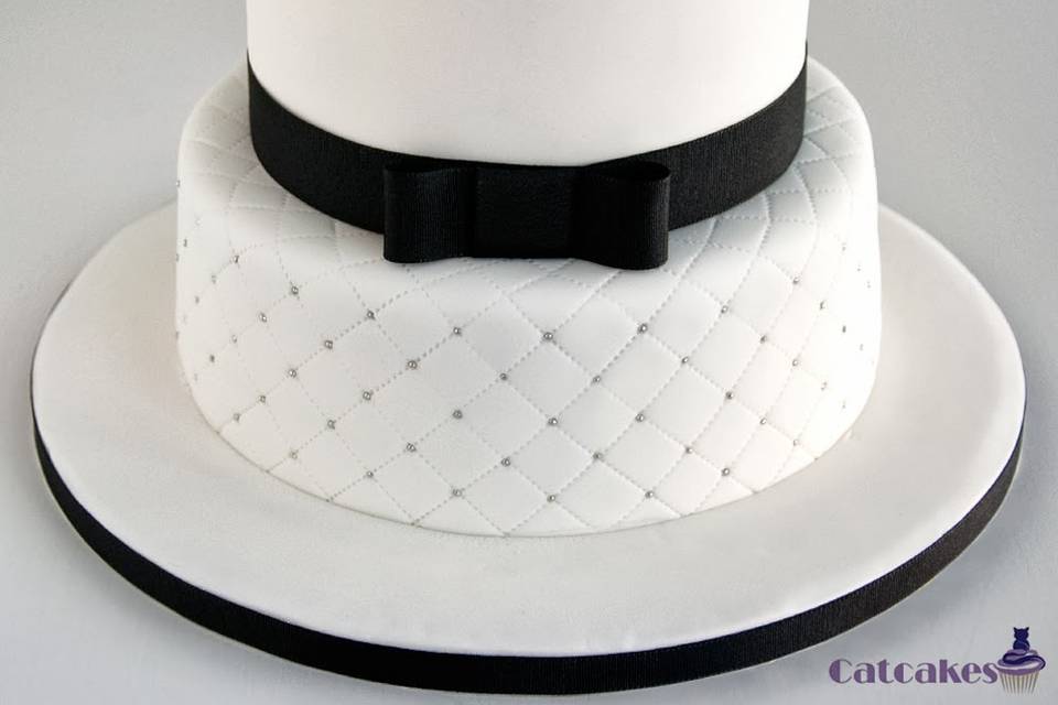 Tarta blanco y negro