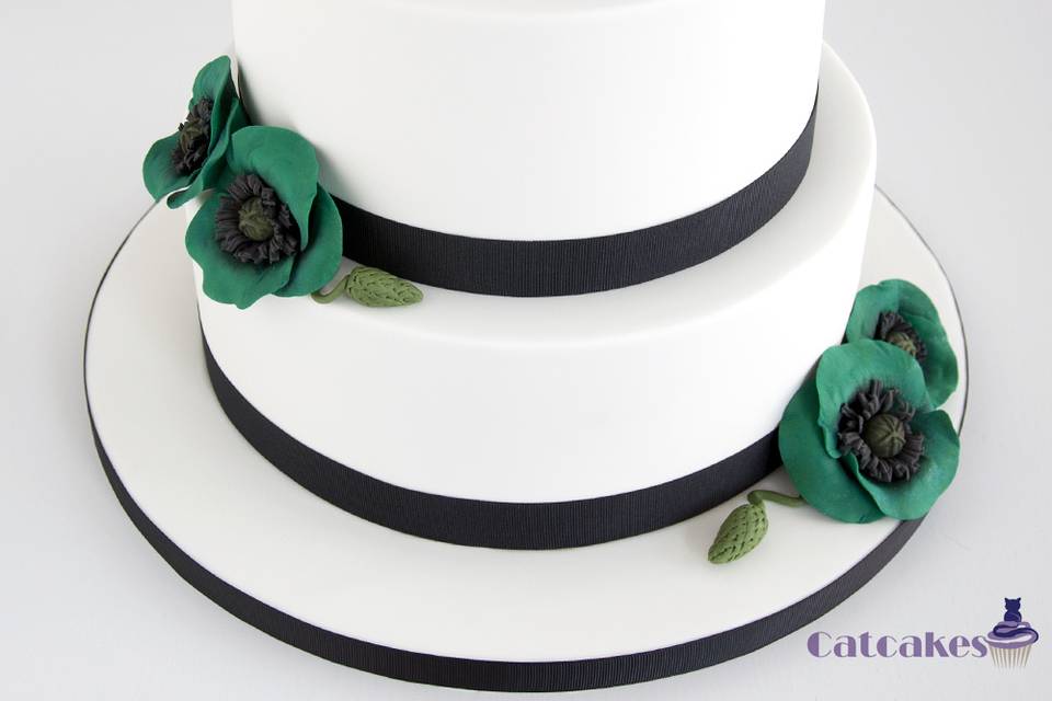 Tarta amapolas verdes