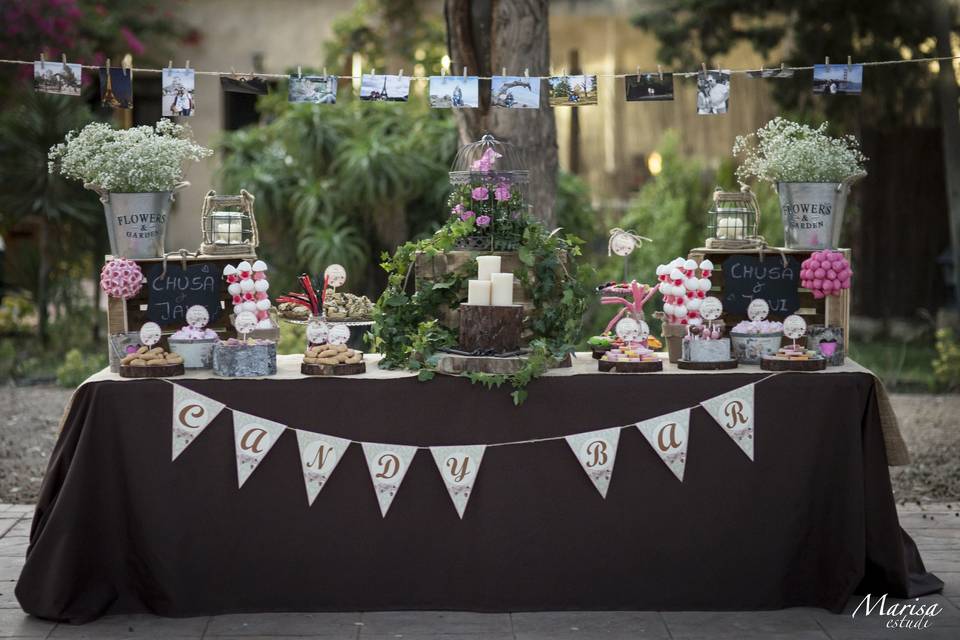 Mesa dulce boda