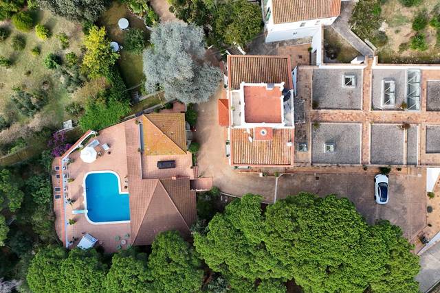 Finca con vista aérea