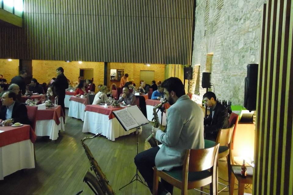 Música durante el evento