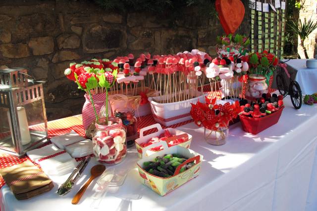Candybar rojo