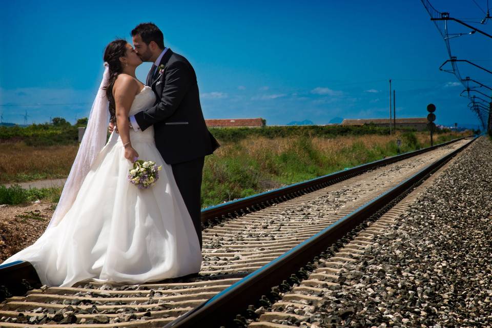 Fotos en las vías del tren