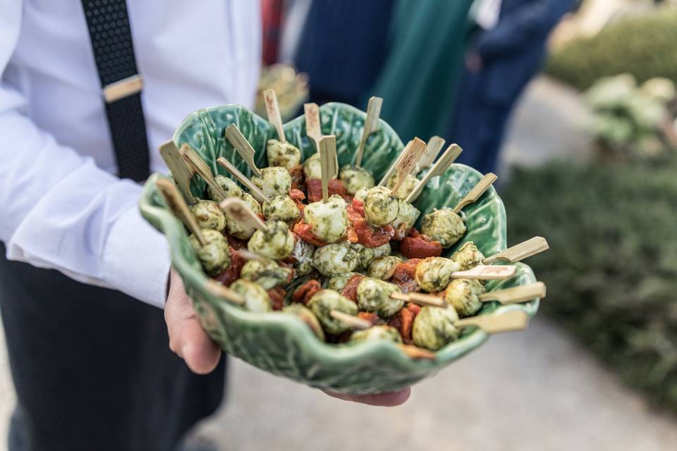 Mesa de aperitivos