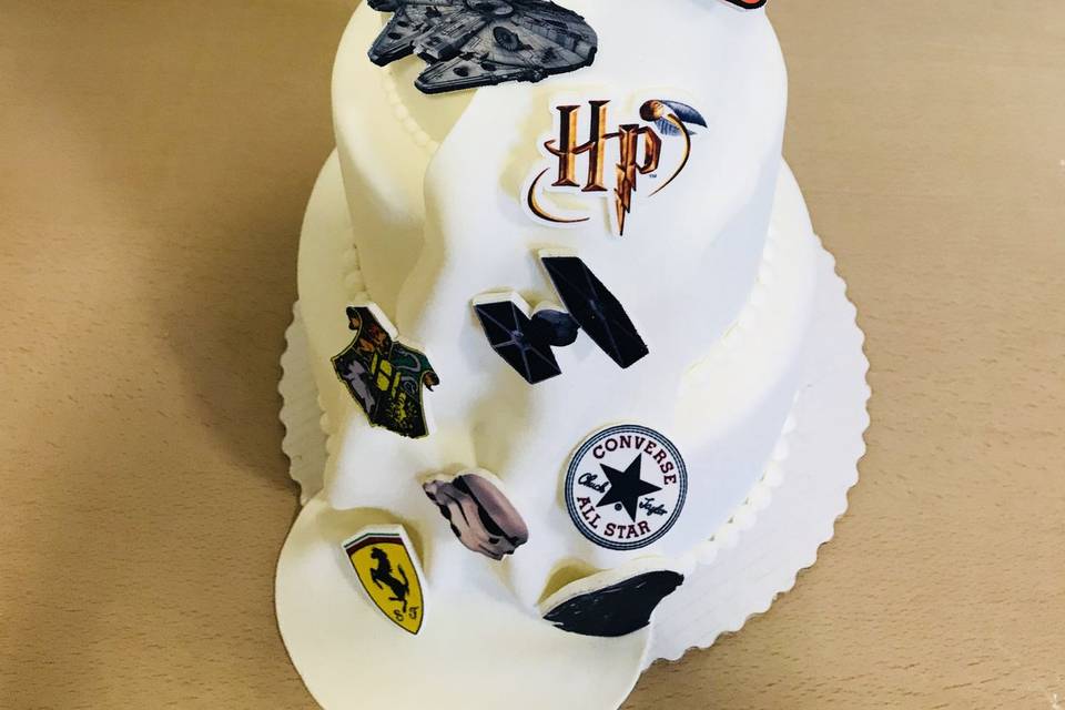 Tarta Star Wars Harry Potter