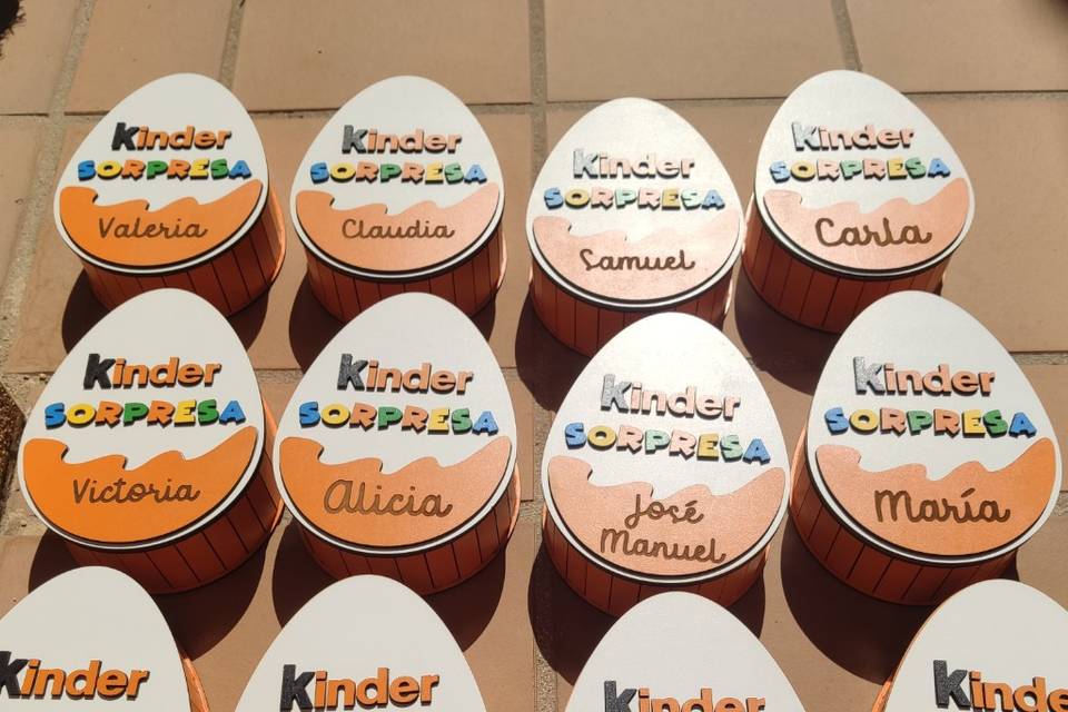 Caja de huevos Kinder