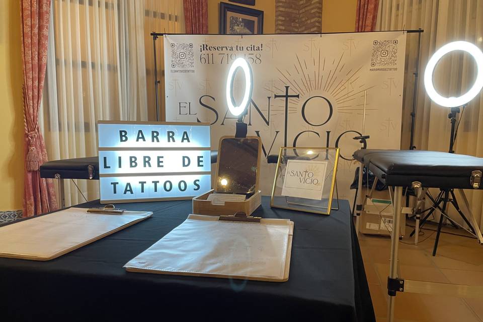 Set barra libre de tattoos