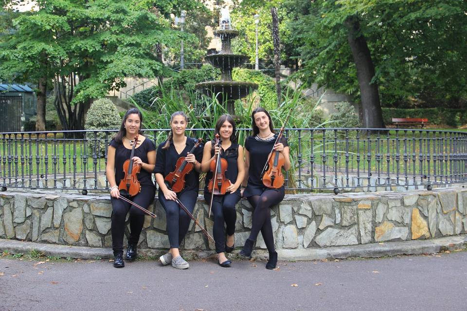 Cuarteto de violines