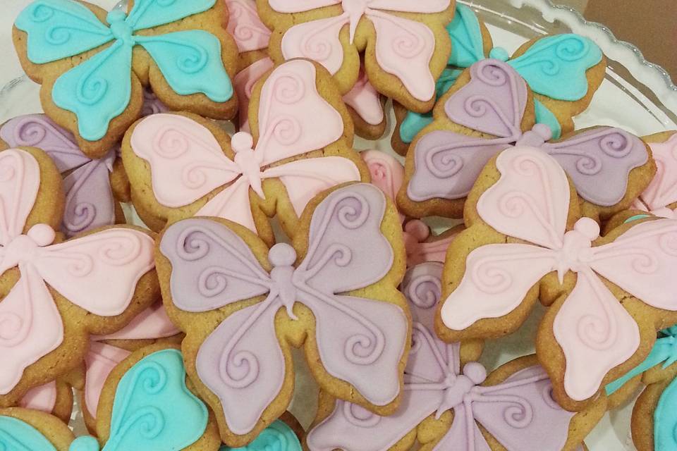 Galletas de mariposas