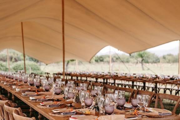 Banquete en carpa beduina