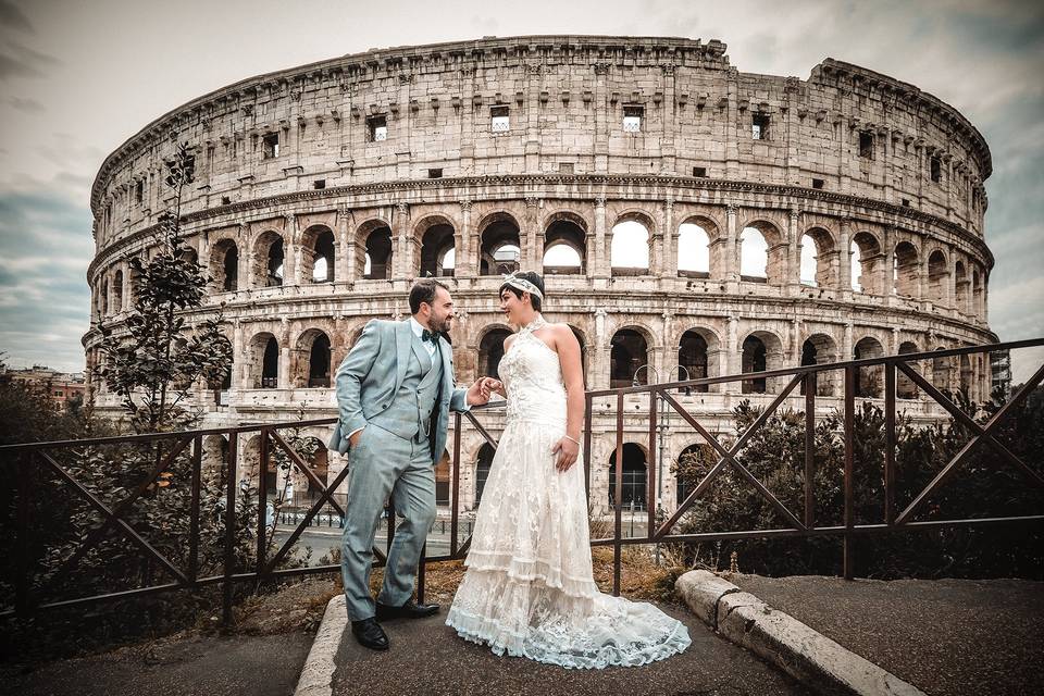 Postboda en roma