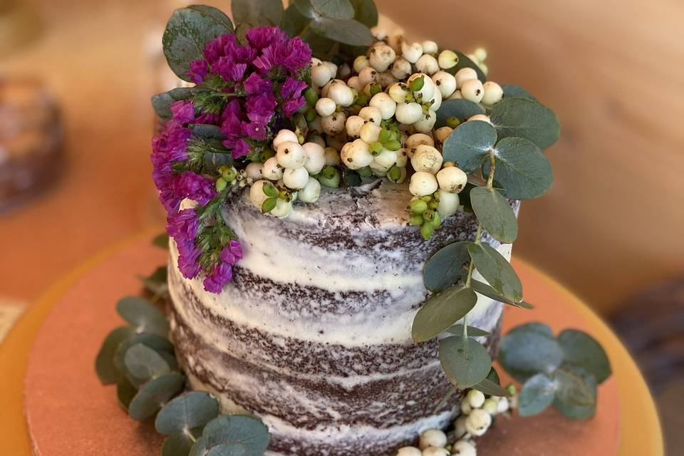 Tarta de flores