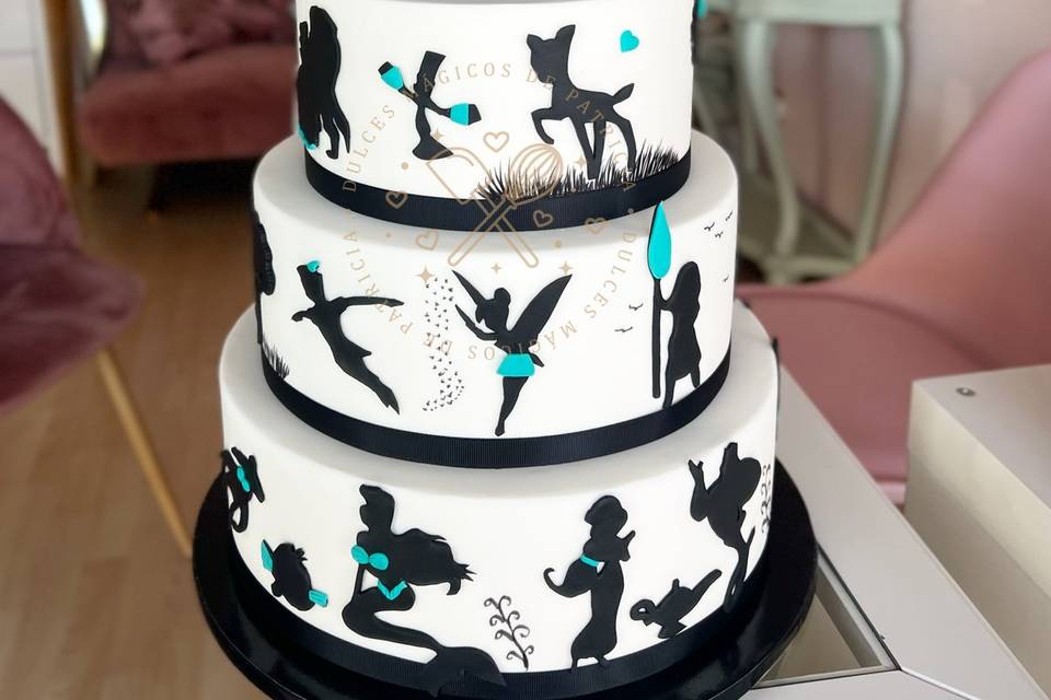 Tarta de boda Disney