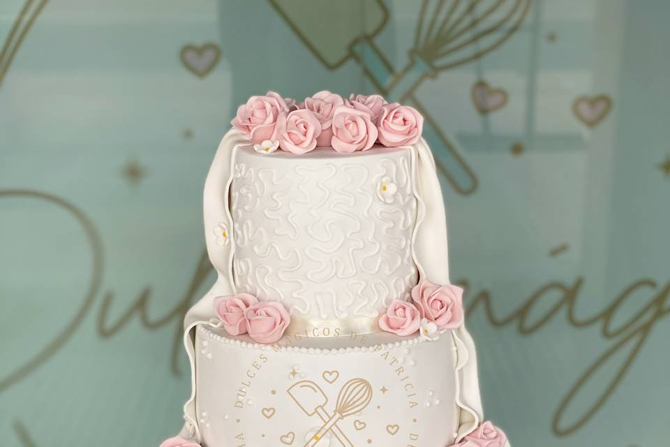 Mesa dulce boda navideña