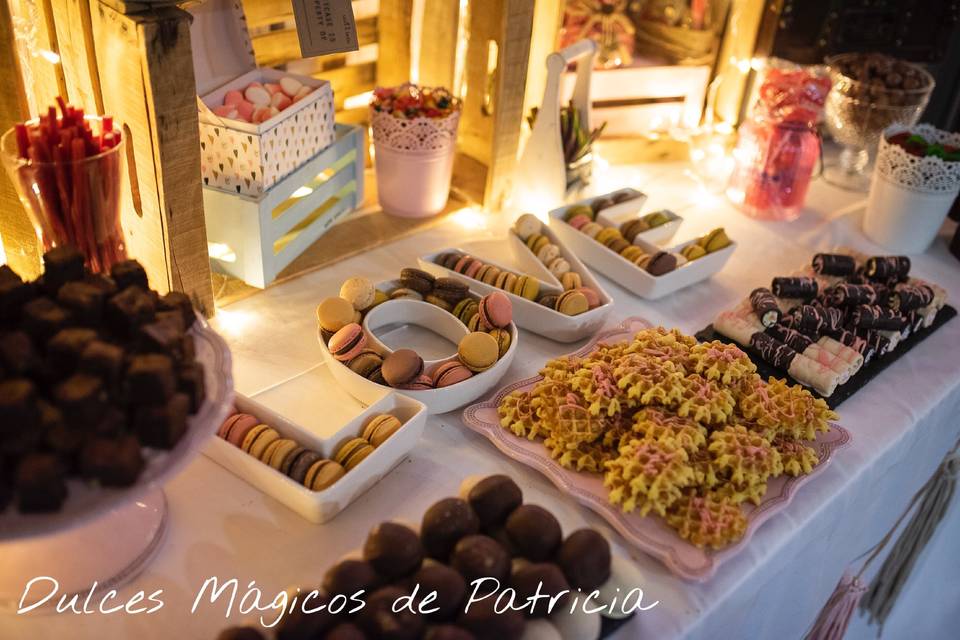 Mesa dulce boda a&c