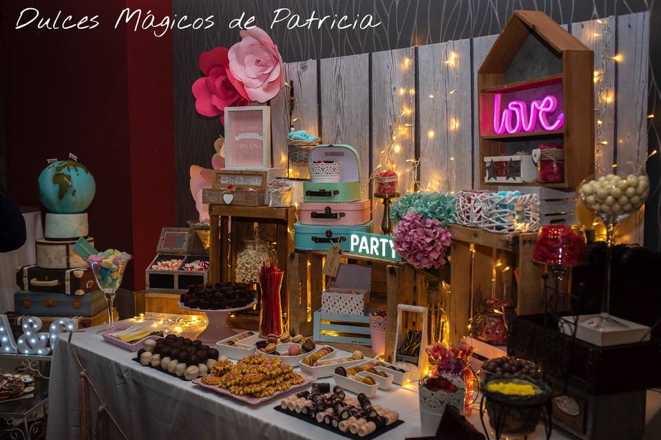 Mesa dulce boda