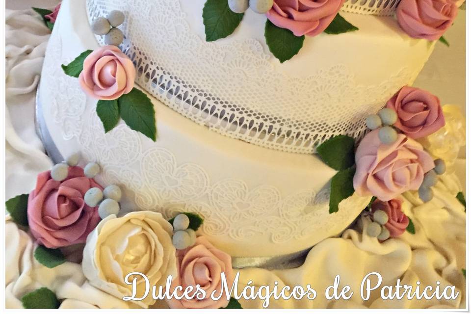 Tarta de boda fuentepizarro