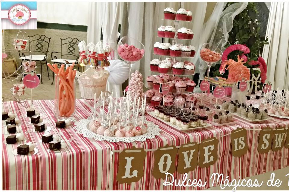 Mesa dulce boda rosana y tomás