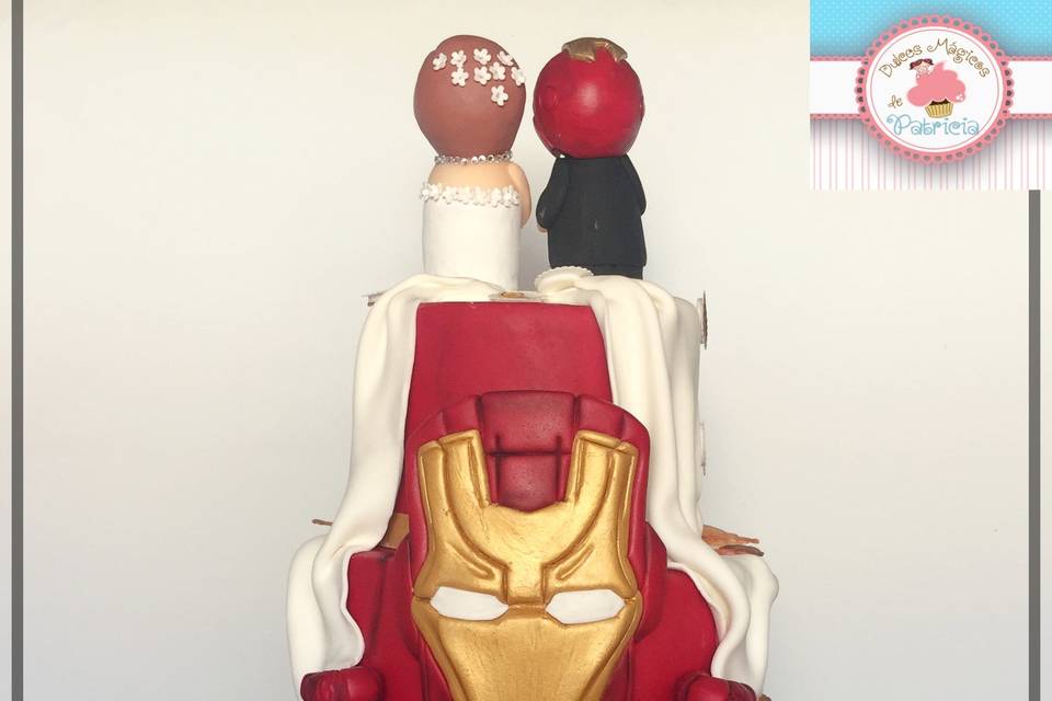 Tarta boda marvel