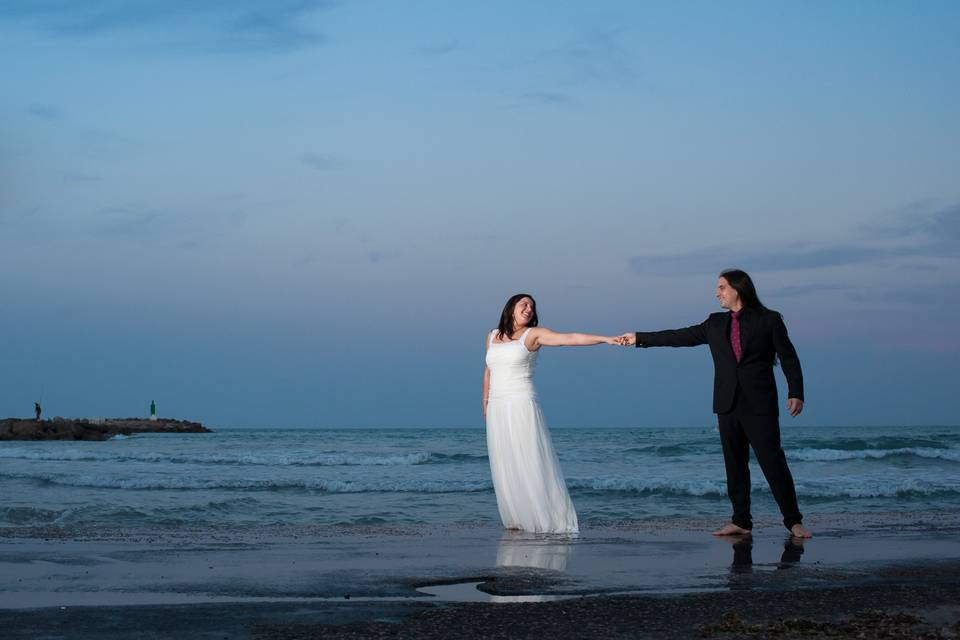 Fotografía creativa de boda