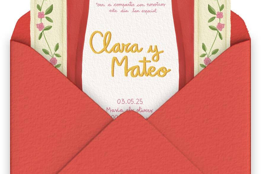 Invitación boda