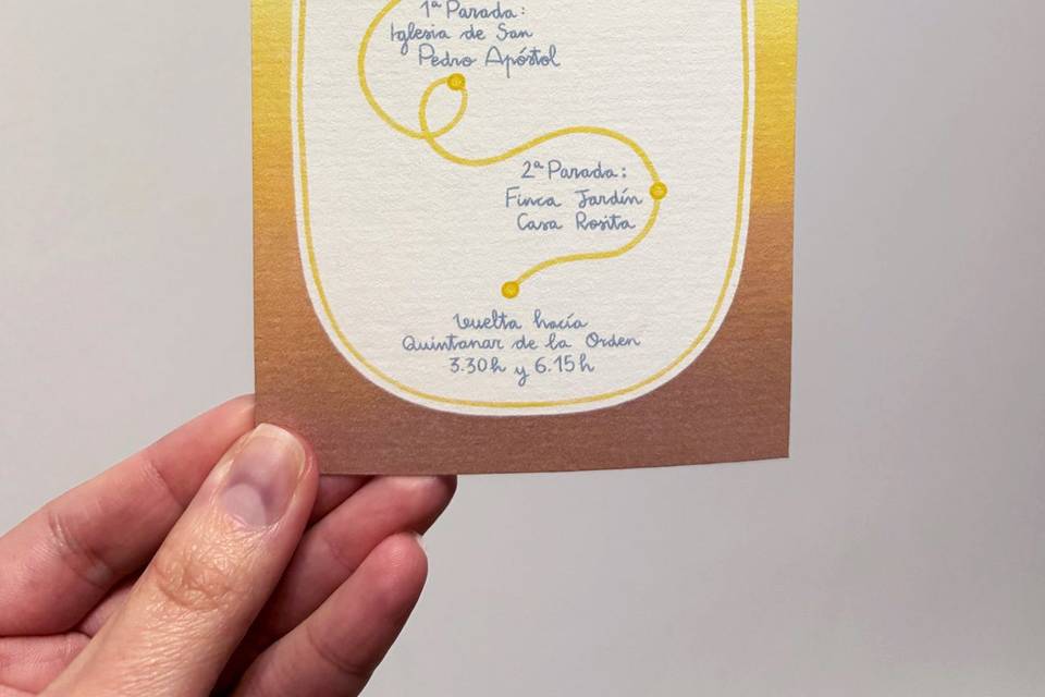 Invitación personalizada