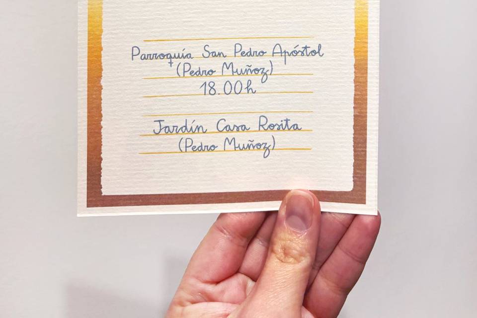 Invitación personalizada