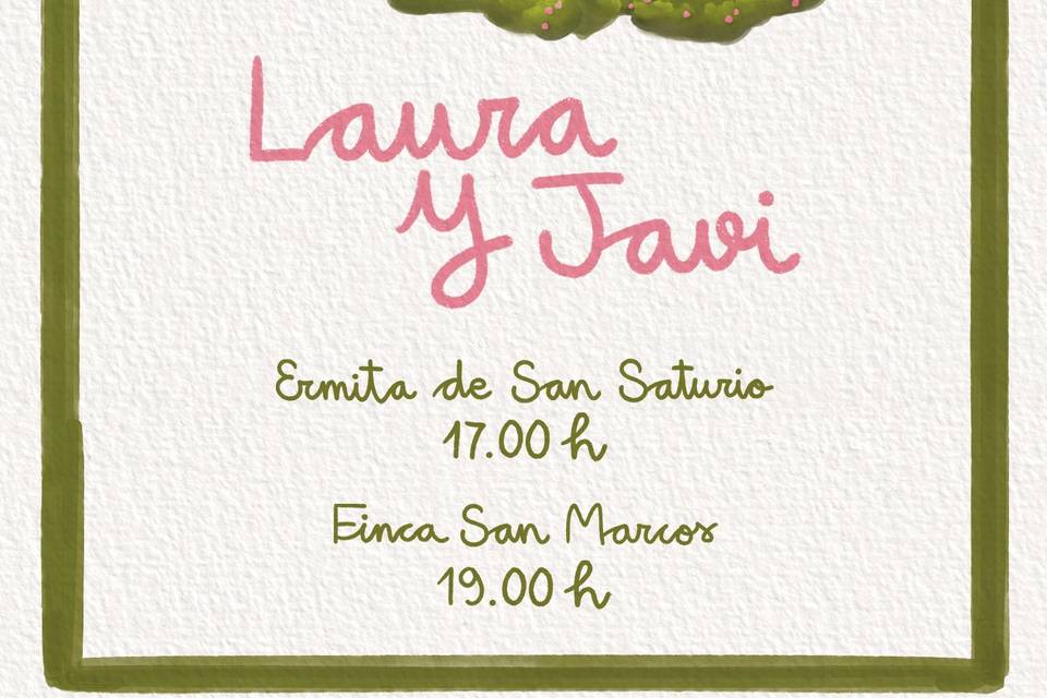 Invitación personalizada