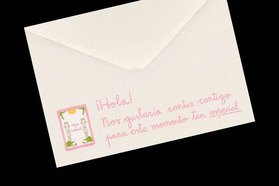 Invitación de boda