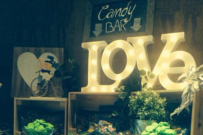 Candy Bar en verdes