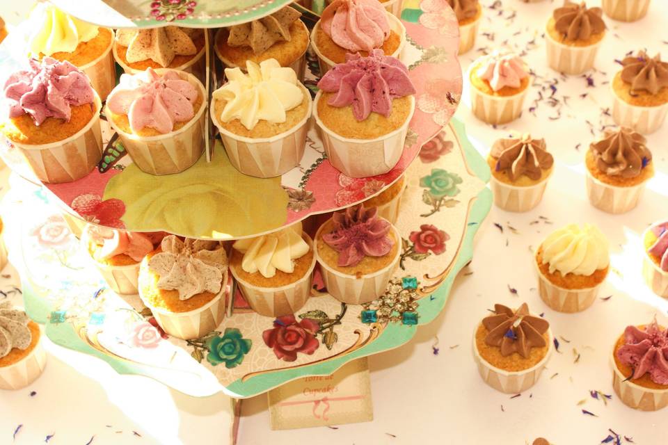 Torre de cupcakes