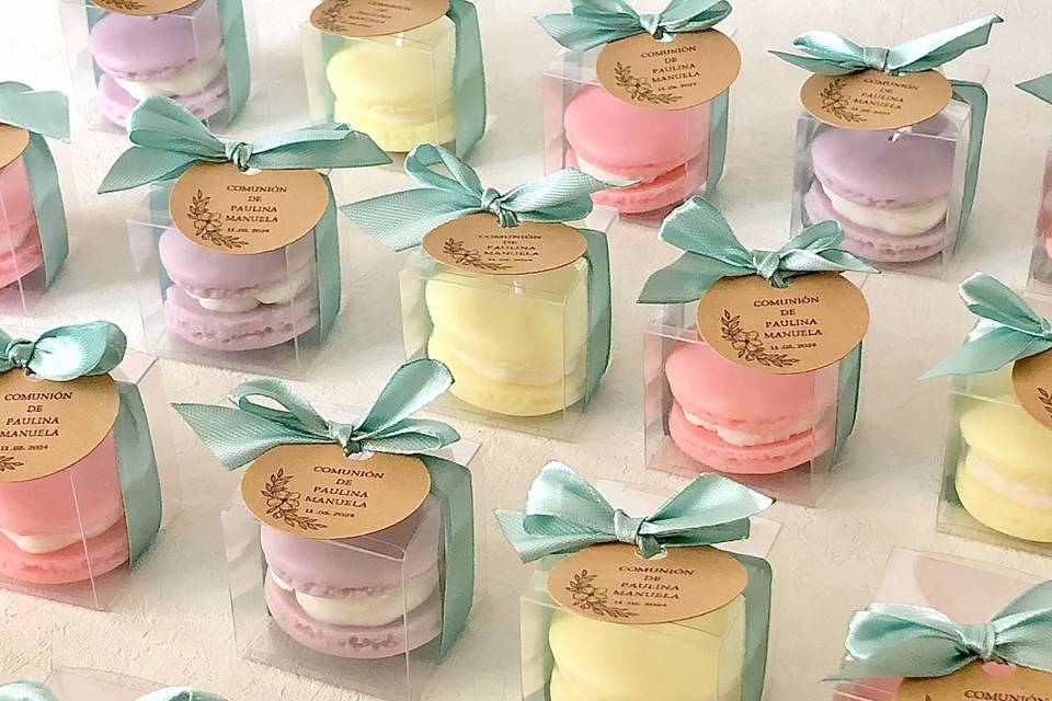 Velas de macarons