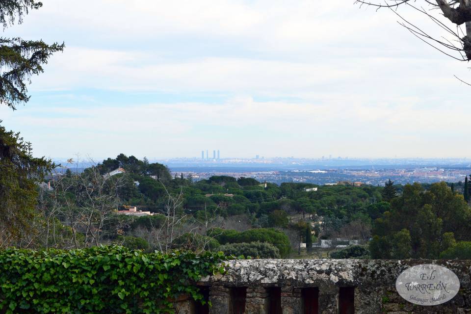 Vistas desde jardín Madrid