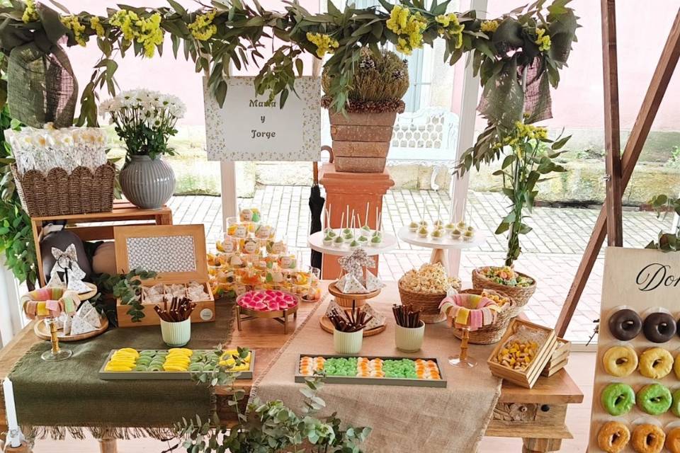 Mesa dulce boda M&J