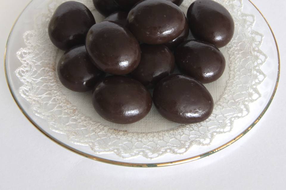 Peladillas de chocolate negro