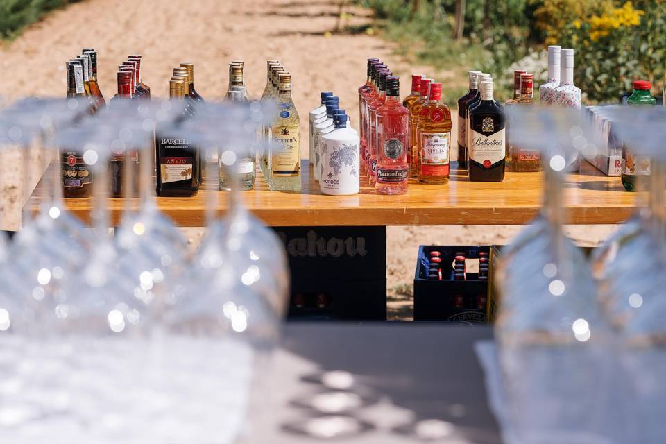 Barra de bebidas