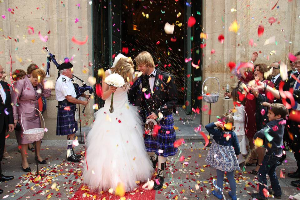 Boda feliz