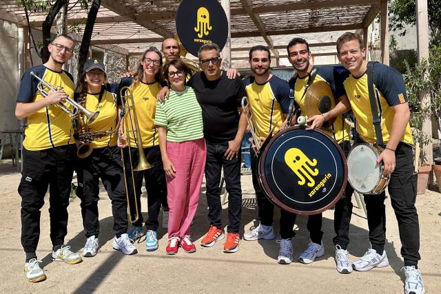 Con Buenafuente y Sílvia Abril