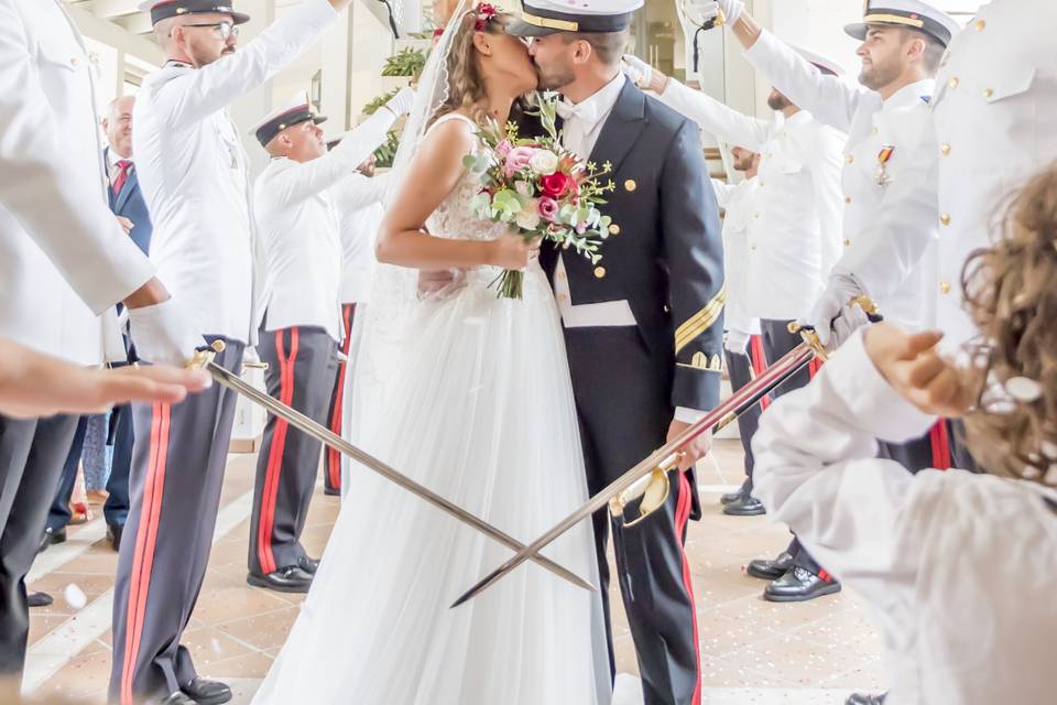 Boda militar