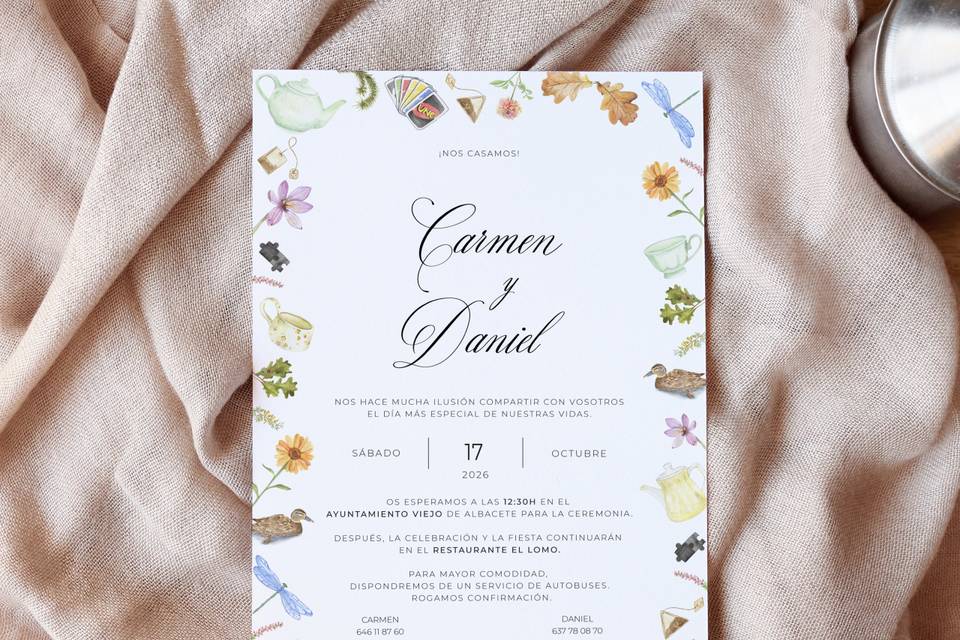 Invitación personalizada 100%