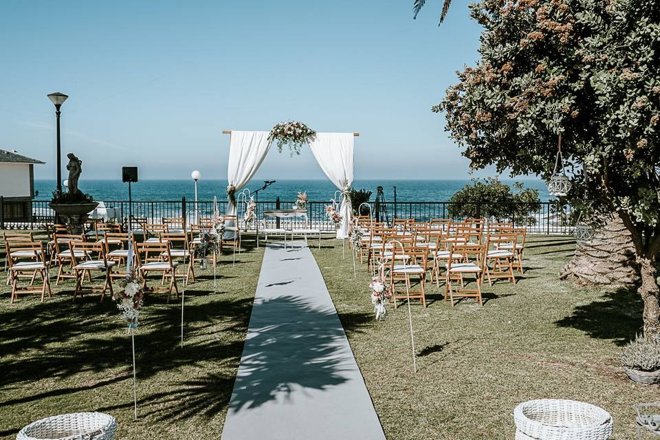 Boda en el jardín