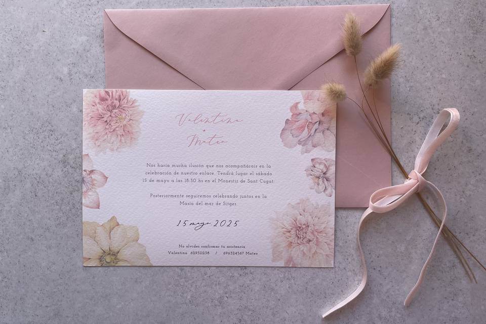 Invitación floral